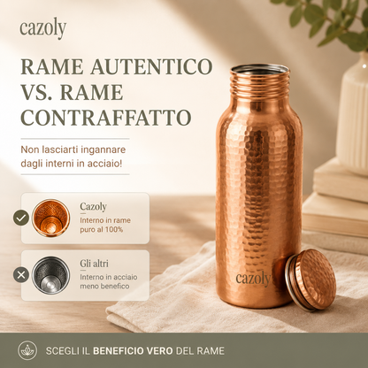 Borraccia in Rame — Acqua Purificata & Senza Plastica