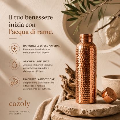 Borraccia in Rame — Acqua Purificata & Senza Plastica