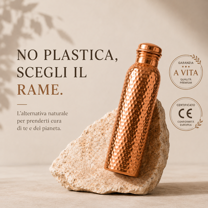 Borraccia in Rame — Acqua Purificata & Senza Plastica