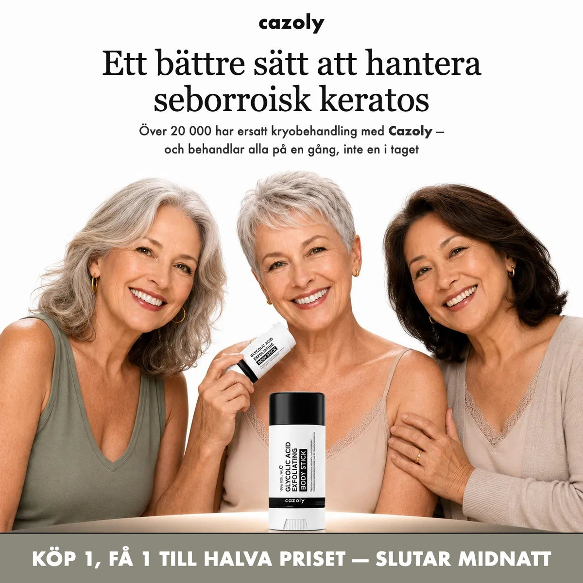 Cazoly Glykolsyra Exfolierande Body Stick