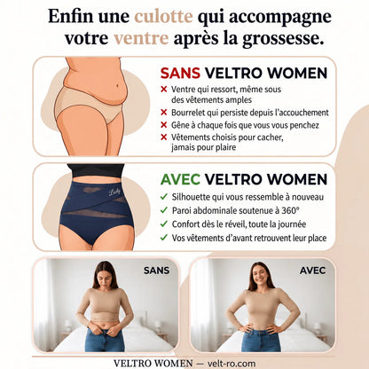 Guaina contenitiva post parto a fascia incrociata 360
